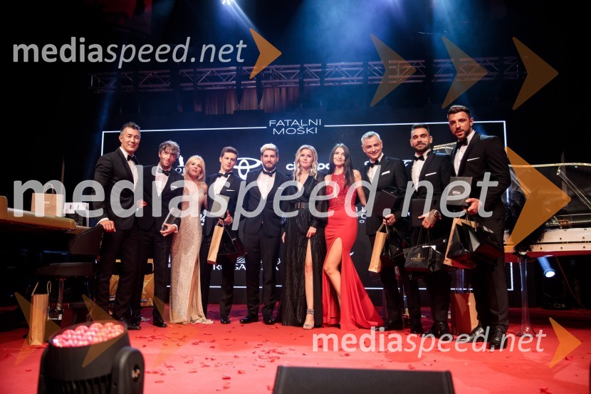  Taiji Tokuhisa, maneken in voditelj;  Aljoša Bagola, kreativec, kolumnist, predavatelj in knjižni avtor;  ... ;  Matej Zemljič, igralec;  Robert Korošec, igralec;  ... ;  ... ;  Miha Hercog;  Jani Jugovic, Cool Fotr;  Gregor Čeglaj, Finalist Mister Slovenije 2017, Sanjski moški 2021Fatalni moški 2021 je Aljoša Bagola