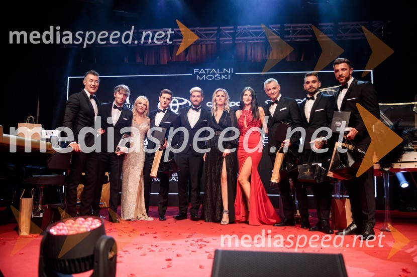  Taiji Tokuhisa, maneken in voditelj;  Aljoša Bagola, kreativec, kolumnist, predavatelj in knjižni avtor;  ... ;  Matej Zemljič, igralec;  Robert Korošec, igralec;  ... ;  ... ;  Miha Hercog;  Jani Jugovic, Cool Fotr;  Gregor Čeglaj, Finalist Mister Slovenije 2017, Sanjski moški 2021Fatalni moški 2021 je Aljoša Bagola