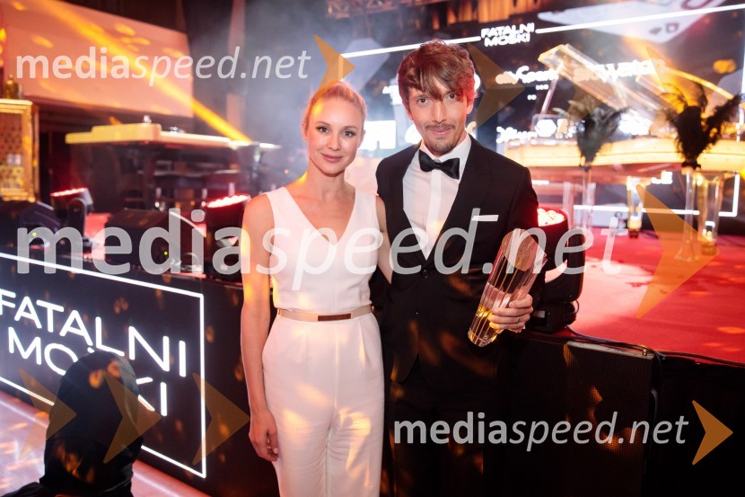  Iva Krajnc Bagola, igralka;  Aljoša Bagola, kreativec, kolumnist, predavatelj in knjižni avtorFatalni moški 2021 je Aljoša Bagola