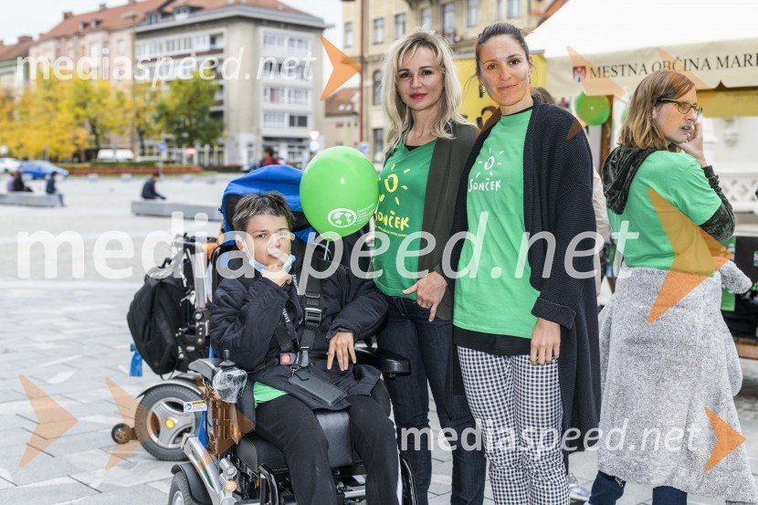  Ina Konrad;  Lidija Šestak Zorič, predsednica društva Sonček Maribor;  Iza Verdel, članica izvršilnega odbora mariborskega društva SončekSvetovni dan cerebralne paralize društva Sonček