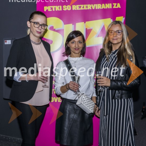  Ksenija Arzenšek, namestnica direktorja MARIBOX;  Jagoda Đorđević, Pepermint PR;  Duška  Žolger, Pepermint PRQueens night s filmom Respect v Mariboxu