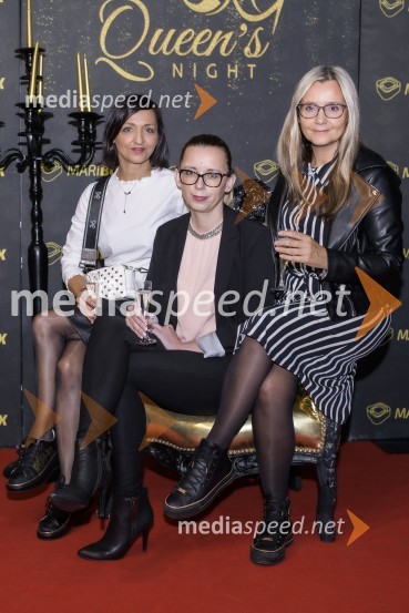  Jagoda Đorđević, Pepermint PR;  Ksenija Arzenšek, namestnica direktorja MARIBOX;  Duška  Žolger, Pepermint PRQueens night s filmom Respect v Mariboxu