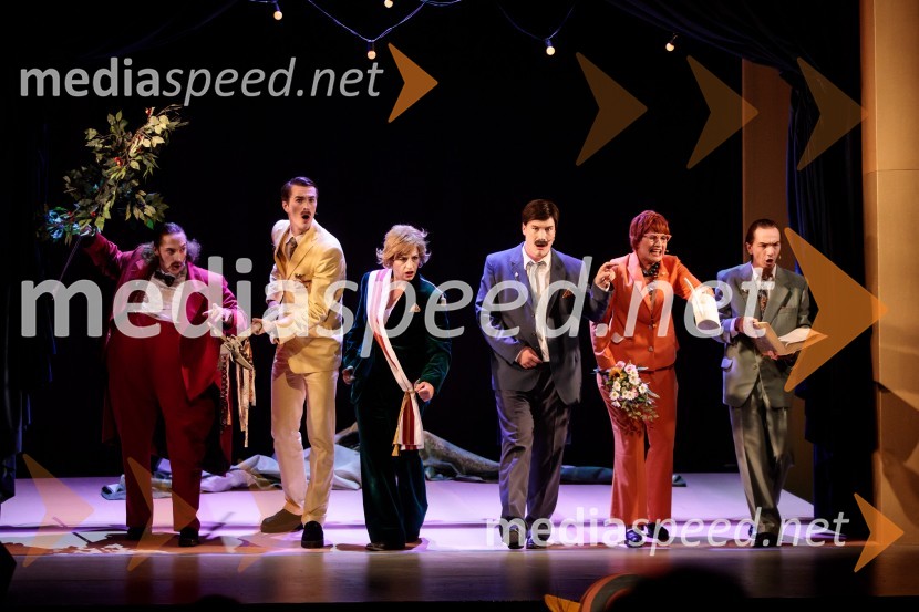  Filip  Mramor, igralec;  Urban Kuntarič, igralec;  Barbara Medvešček, igralka;  Žan Brelih Hatunić, igralec;  Tanja Potočnik, igralka;  David Čeh, igralecKozlovska sodba v Višnji Gori, premiera otroške predstave Slovenskega ljudskega gledališča Celje