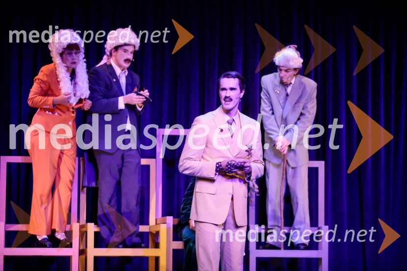  Tanja Potočnik, igralka;  Žan Brelih Hatunić, igralec;  Urban Kuntarič, igralec;  David Čeh, igralecKozlovska sodba v Višnji Gori, premiera otroške predstave Slovenskega ljudskega gledališča Celje