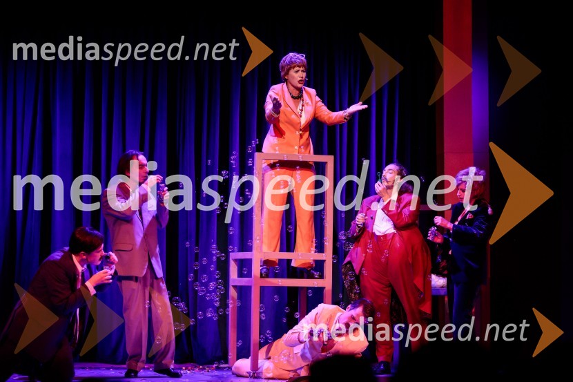  Žan Brelih Hatunić, igralec;  David Čeh, igralec;  Tanja Potočnik, igralka;  Urban Kuntarič, igralec;  Filip  Mramor, igralec;  Barbara Medvešček, igralkaKozlovska sodba v Višnji Gori, premiera otroške predstave Slovenskega ljudskega gledališča Celje