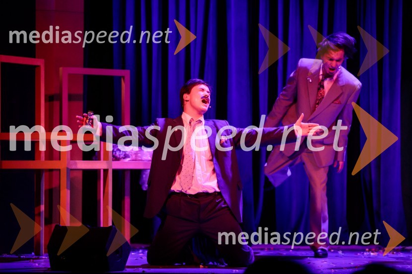  Žan Brelih Hatunić, igralec;  David Čeh, igralecKozlovska sodba v Višnji Gori, premiera otroške predstave Slovenskega ljudskega gledališča Celje