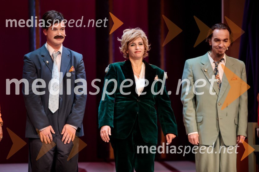  Žan Brelih Hatunić, igralec;  Barbara Medvešček, igralka;  David Čeh, igralecKozlovska sodba v Višnji Gori, premiera otroške predstave Slovenskega ljudskega gledališča Celje