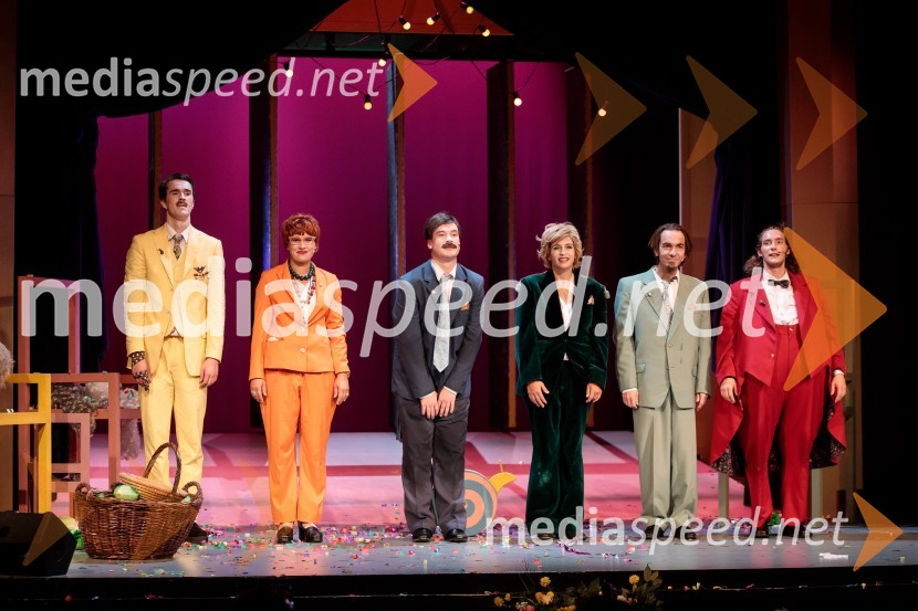  Urban Kuntarič, igralec;  Tanja Potočnik, igralka;  Žan Brelih Hatunić, igralec;  Barbara Medvešček, igralka;  David Čeh, igralec;  Filip  Mramor, igralecKozlovska sodba v Višnji Gori, premiera otroške predstave Slovenskega ljudskega gledališča Celje