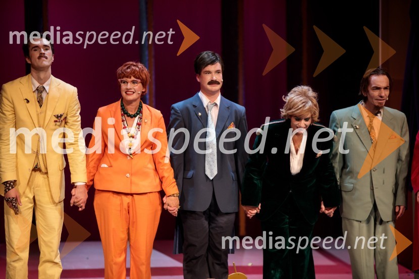  Urban Kuntarič, igralec;  Tanja Potočnik, igralka;  Žan Brelih Hatunić, igralec;  Barbara Medvešček, igralka;  David Čeh, igralecKozlovska sodba v Višnji Gori, premiera otroške predstave Slovenskega ljudskega gledališča Celje