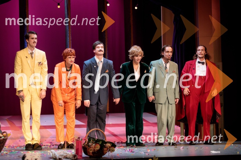  Urban Kuntarič, igralec;  Tanja Potočnik, igralka;  Žan Brelih Hatunić, igralec;  Barbara Medvešček, igralka;  David Čeh, igralec;  Filip  Mramor, igralecKozlovska sodba v Višnji Gori, premiera otroške predstave Slovenskega ljudskega gledališča Celje