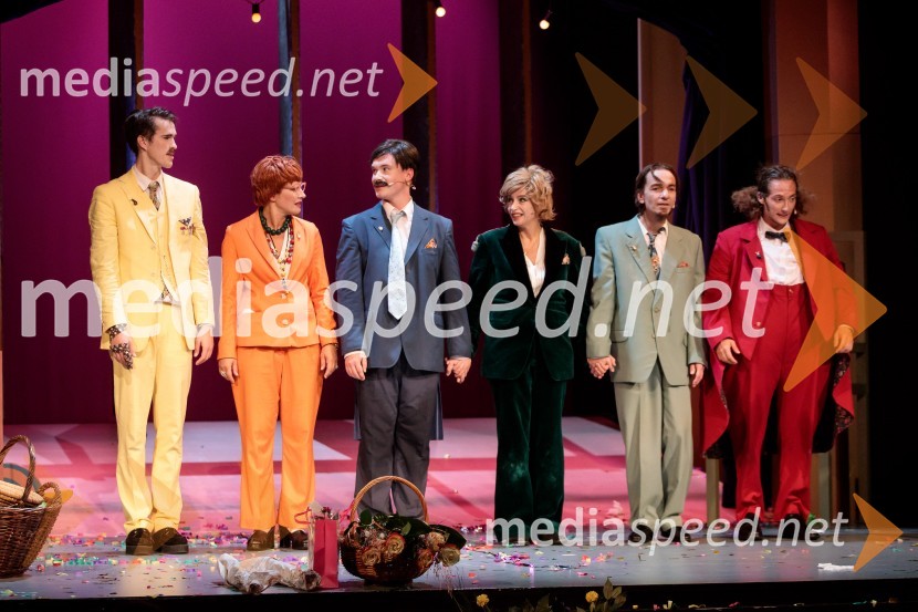  Urban Kuntarič, igralec;  Tanja Potočnik, igralka;  Žan Brelih Hatunić, igralec;  Barbara Medvešček, igralka;  David Čeh, igralec;  Filip  Mramor, igralecKozlovska sodba v Višnji Gori, premiera otroške predstave Slovenskega ljudskega gledališča Celje