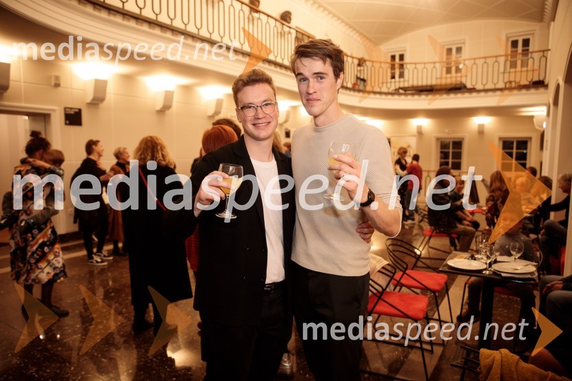  Žan Brelih Hatunić, igralec;  Urban Kuntarič, igralecKozlovska sodba v Višnji Gori, premiera otroške predstave Slovenskega ljudskega gledališča Celje