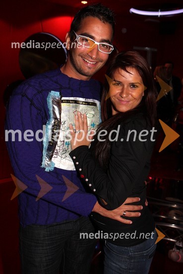 El Tyeb in Mateja, tekmovalca v drugi sezoni resničnostnega šova Big BrotherPlatinum, otvoritev kluba