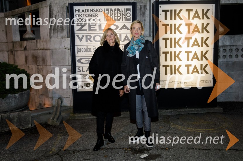 Aleksandra Žerjal;  Karin Košak Arzenšek, lastnica, Galerija FeniksVročina, premiera SMG Ljubljana