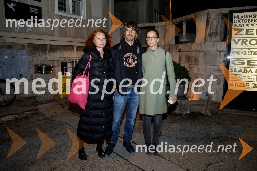  Helena  Milinković;  Boštjan  Videmšek, avtor besedila, novinar, vojni poročevalec, prejemnik nagrade za Delovega novinarja leta 2016;  Maja Prijatelj Videmšek, novinarka DelaVročina, premiera SMG Ljubljana