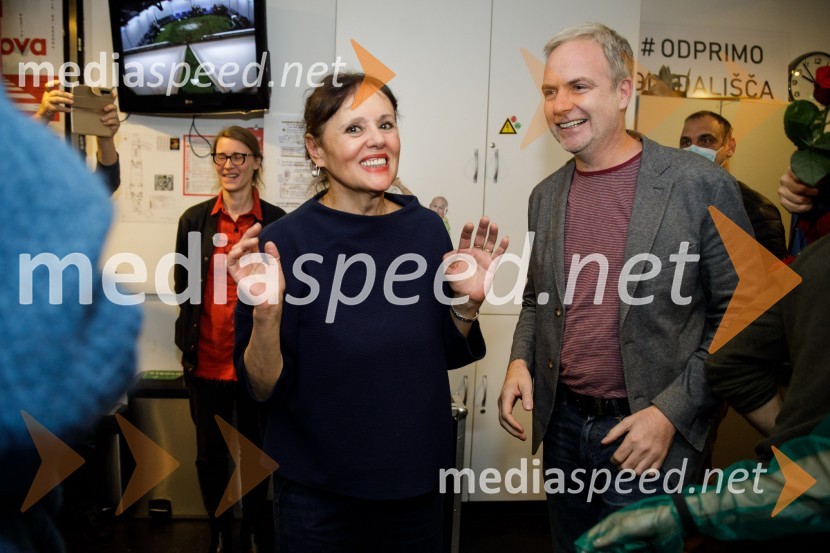  Draga Potočnjak, igralka in pisateljica;  Igor Vasiljev, scenografVročina, premiera SMG Ljubljana