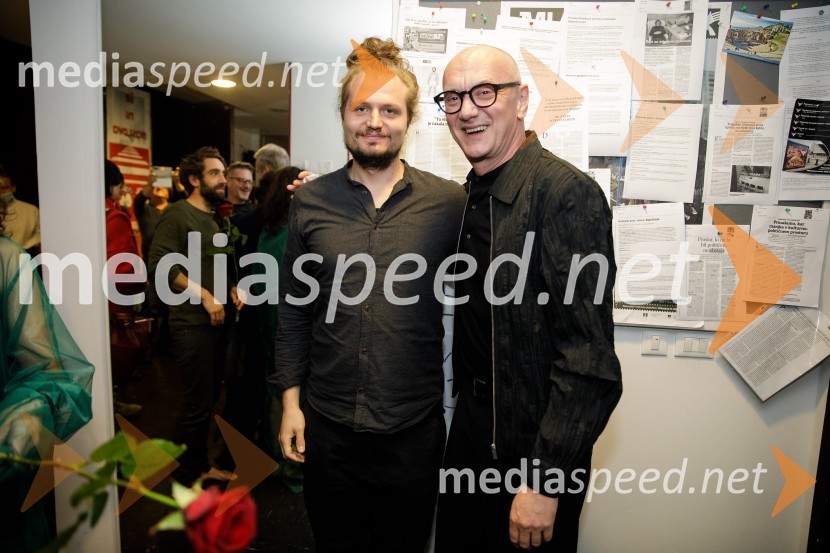  Žiga  Divjak, režiser;  Goran Injac, umetniški vodja, Slovensko mladinsko gledališčeVročina, premiera SMG Ljubljana