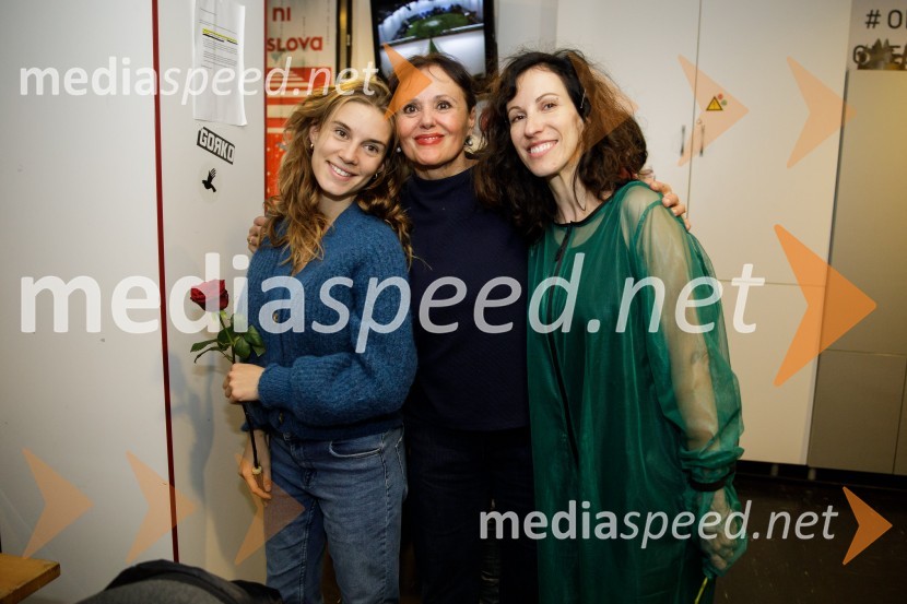  Maya Sara Unger;  Draga Potočnjak, igralka in pisateljica;  Mina PaladaVročina, premiera SMG Ljubljana