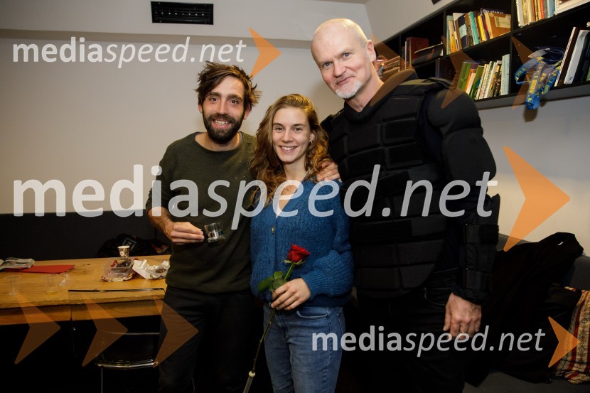  Vito Weis, igralec;  Maya Sara Unger;  Damir Avdić, glasbenikVročina, premiera SMG Ljubljana