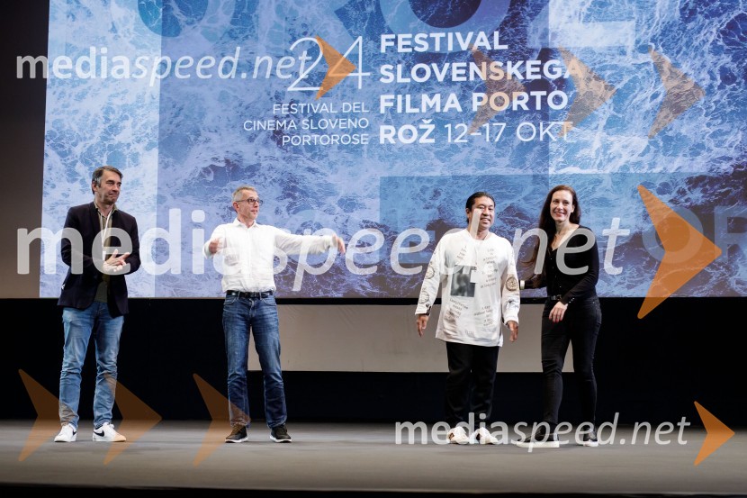  Andrej Štritof, Perfo;  Aleš Pavlin, producent;  Tosh Kojima, izvršni producent;  Vida Breže, plesalkaBrexit v nepolitičnem zrcalu, dokumentarni film