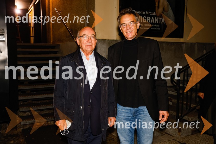  ... ;   Igor  Samobor, igralec, ravnatelj SNG Drama LjubljanaEmigranta, premiera