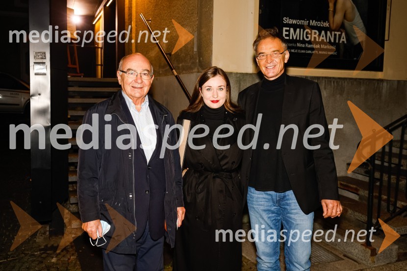  ... ;  ... ;   Igor  Samobor, igralec, ravnatelj SNG Drama LjubljanaEmigranta, premiera