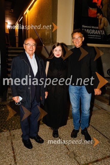  ... ;  ... ;   Igor  Samobor, igralec, ravnatelj SNG Drama LjubljanaEmigranta, premiera