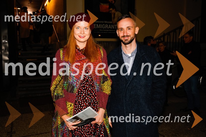 Nina Jerman, novinarka TV SLO;  Jernej Pristov, predstavnik za odnose z javnostmi SNG Drama LjubljanaEmigranta, premiera