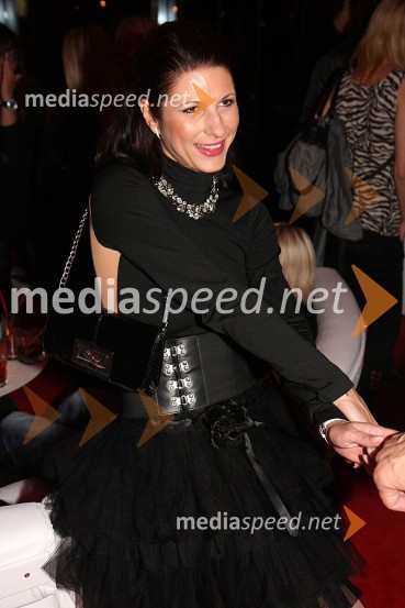 Sara Marolt, lastnica agencije SorayaPlatinum, otvoritev kluba