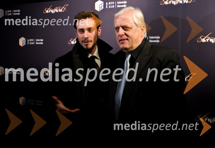 Miha Rodman, v nadaljevanki igra Gabra Carja in Jože Vunšek, v nadaljevanki igra Jako CarjaStrasti, premiera nove nadaljevanke