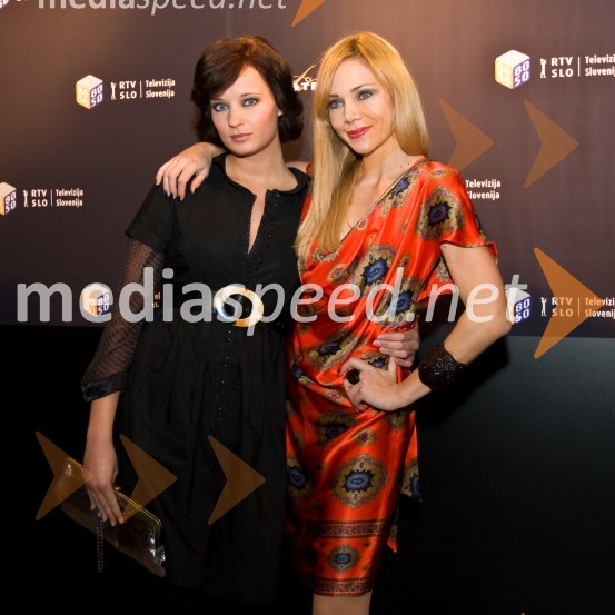 Ajda Smrekar, v nadaljevanki igra Niko Car in Katarina Čas, v nadaljevanki igra AnoStrasti, premiera nove nadaljevanke