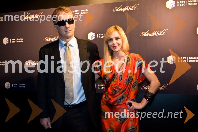 Jonas Žnidaršič, v nadaljevanki igra dr. Vasjo, Katarina Čas, v nadaljevanki igra AnoStrasti, premiera nove nadaljevanke