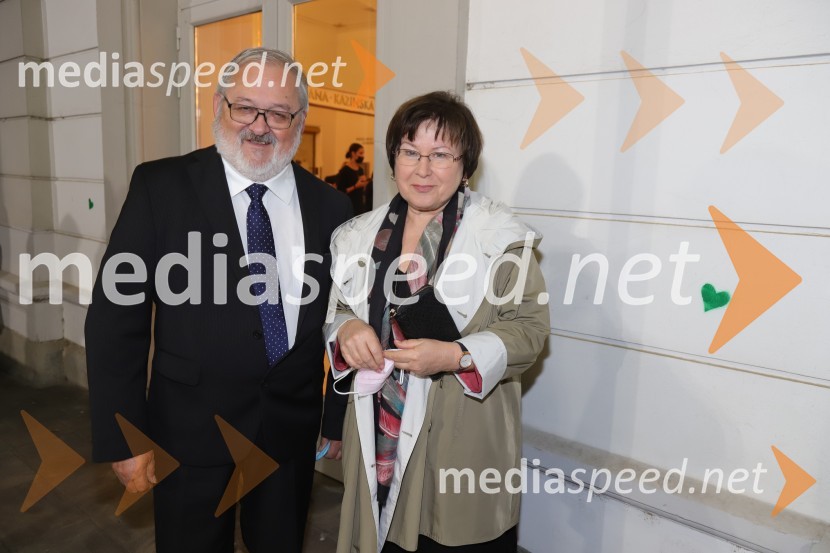 prof. dr. Igor Tičar, nekdanji rektor, Univerza v Mariboru;  Jolanda TičarHči polka, premiera komične opere SNG Maribor