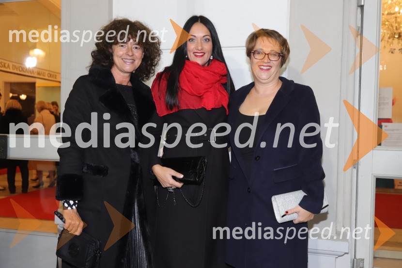  Nataša Matijevič, mestna svetnica;  Maja Vlasak;  Lidija Divjak Mirnik, direktorica Študentskih domov UM, nekdanja mestna svetnica MOM (LPR)Hči polka, premiera komične opere SNG Maribor