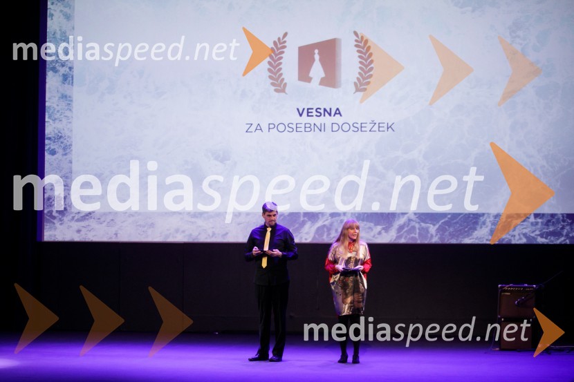  Boris Car, igralec;  Sara  Špeleč, prevajalka in pesnicaSlavnostna podelitev nagrad Festivala slovenskega filma