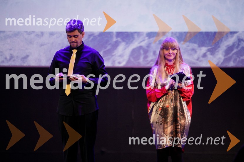  Boris Car, igralec;  Sara  Špeleč, prevajalka in pesnicaSlavnostna podelitev nagrad Festivala slovenskega filma