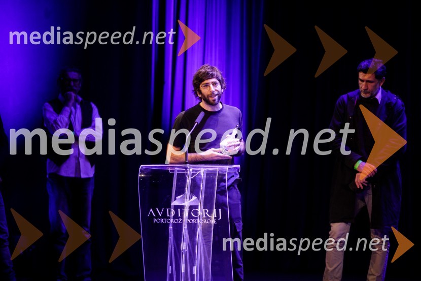  Matevž Jerman, režiser;  Niko NovakSlavnostna podelitev nagrad Festivala slovenskega filma