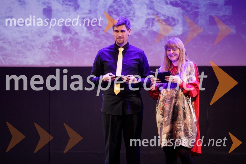  Boris Car, igralec;  Sara  Špeleč, prevajalka in pesnicaSlavnostna podelitev nagrad Festivala slovenskega filma