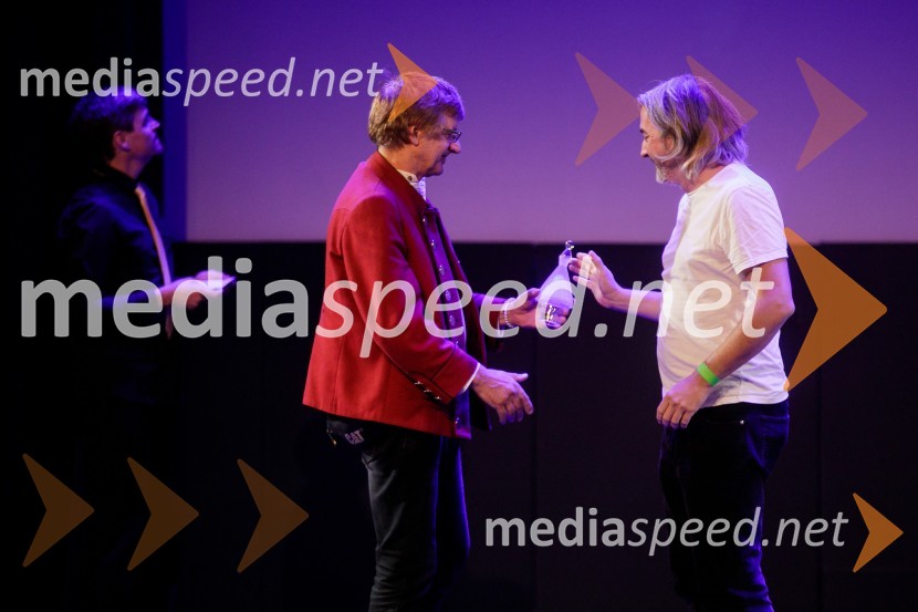  Edo Marinček, scenarist;  Julij Zornik, producentSlavnostna podelitev nagrad Festivala slovenskega filma