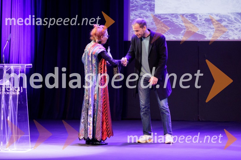  Natalija Planinc;  Mitja Ličen, direktor fotografije, Slovenski filmski center Slavnostna podelitev nagrad Festivala slovenskega filma