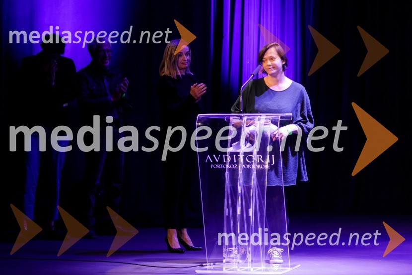  Nataša Bučar, direktorica, Slovenski filmski center;  Iza Strehar, dramatičarka in scenaristkaSlavnostna podelitev nagrad Festivala slovenskega filma