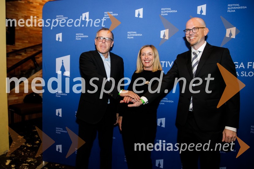  ... ;  Nataša Bučar, direktorica, Slovenski filmski center;  Matej Knep, vodja Urada za družbene dejavnosti Občine PiranSlavnostna podelitev nagrad Festivala slovenskega filma