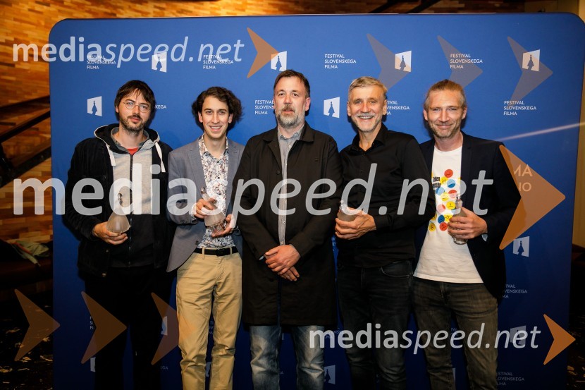  Darko Sinko, režiser;  Matija Krečič, violinist in skadatelj;  Vlado Bulajić, filmski producent;  Radoš Bolčina, igralec;  Dejan Spasić, igralecSlavnostna podelitev nagrad Festivala slovenskega filma