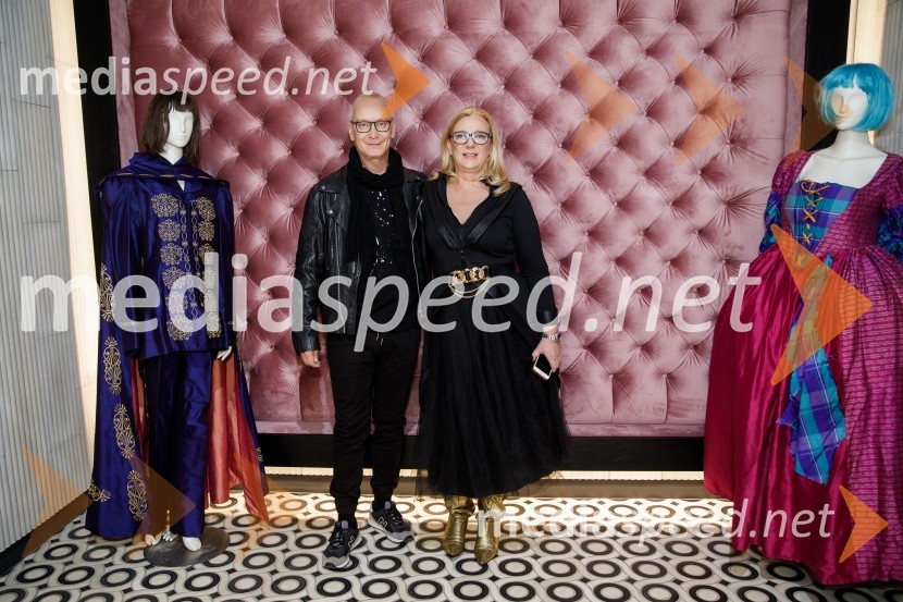  Uroš Smolej, igralec;  Urška Alič, ustanoviteljica in direktorica Špas teatraMala Terasa, koncertna komedija Špas teatra