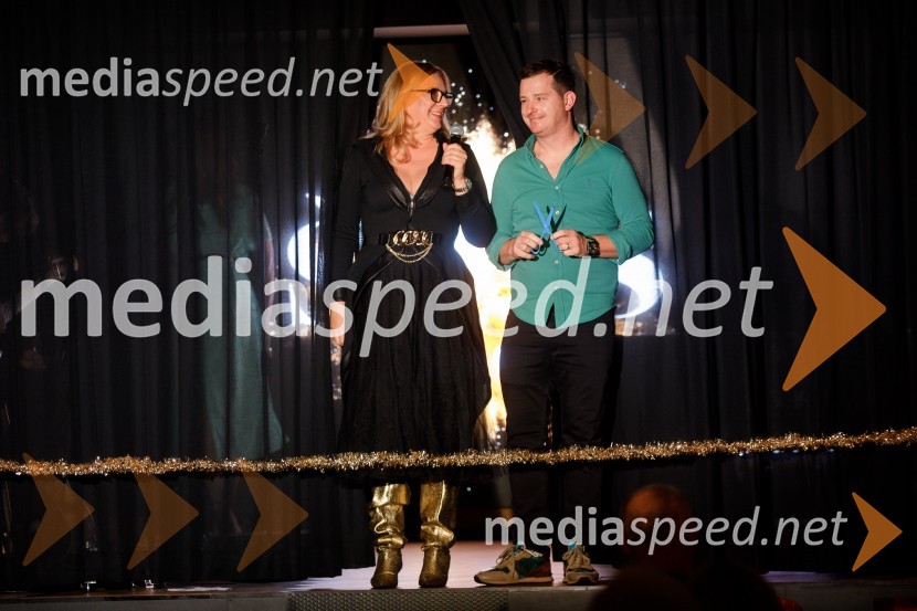  Urška Alič, ustanoviteljica in direktorica Špas teatra;  Aleš Prestor, idejni vodja, Nebo show restaurantMala Terasa, koncertna komedija Špas teatra