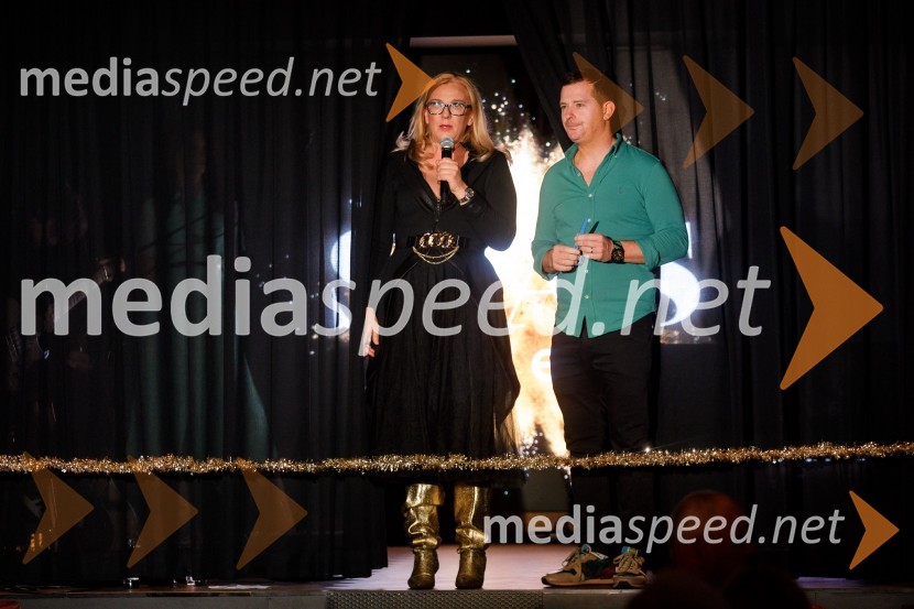  Urška Alič, ustanoviteljica in direktorica Špas teatra;  Aleš Prestor, idejni vodja, Nebo show restaurantMala Terasa, koncertna komedija Špas teatra