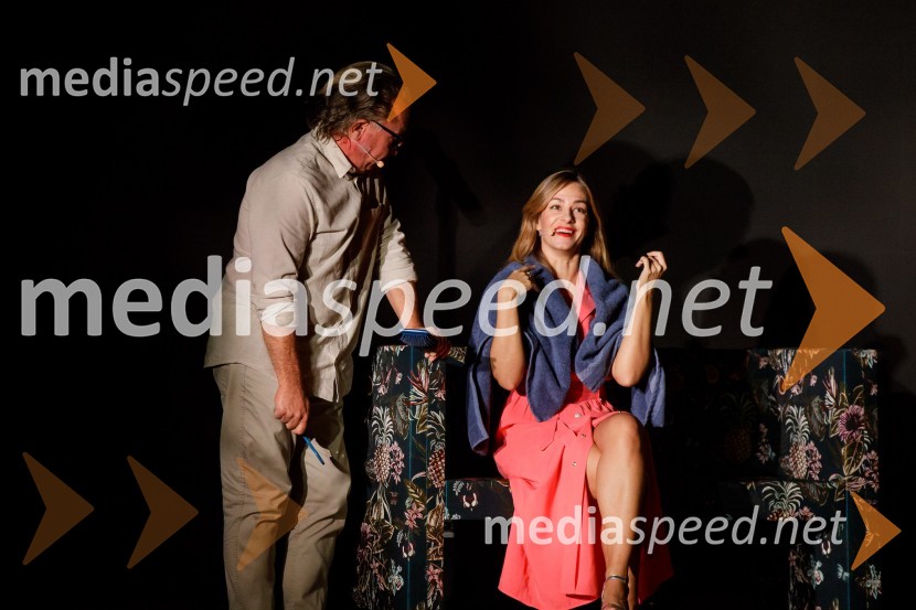  Jaša Jamnik, igralec in režiser;  Gorka Berden, igralkaMala Terasa, koncertna komedija Špas teatra