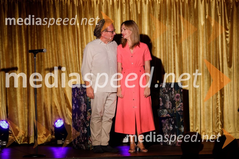  Jaša Jamnik, igralec in režiser;  Gorka Berden, igralkaMala Terasa, koncertna komedija Špas teatra