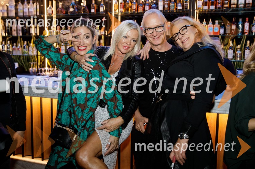  Maja  Turk, frizerka;  Anita Lončar, Lepotni studio Prive;  Uroš Smolej, igralec;  Urška Alič, ustanoviteljica in direktorica Špas teatraMala Terasa, koncertna komedija Špas teatra