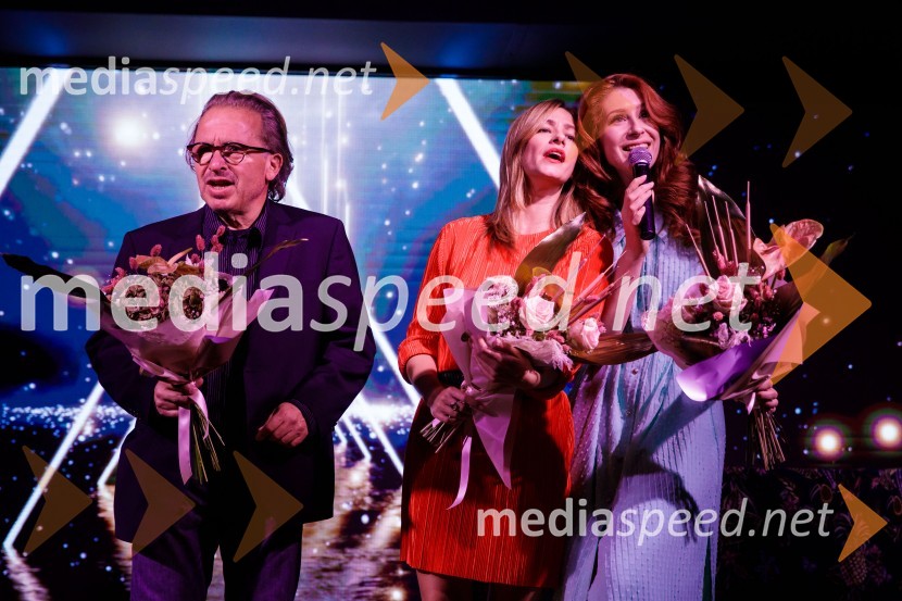  Jaša Jamnik, igralec in režiser;  Gorka Berden, igralka;  Eva Boto, pevkaMala Terasa, koncertna komedija Špas teatra